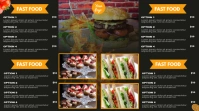 Modern Menu Affichage numérique (16:9) template