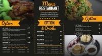 Modern Menu Digital Display (16:9) template