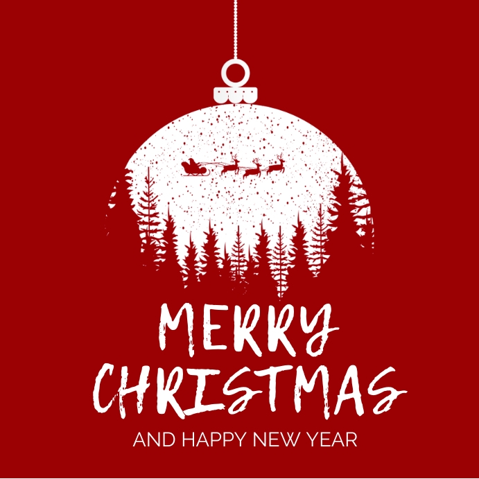 Copy of Modern merry christmas background | PosterMyWall
