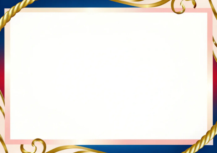 Modern Minimal Card A4 template