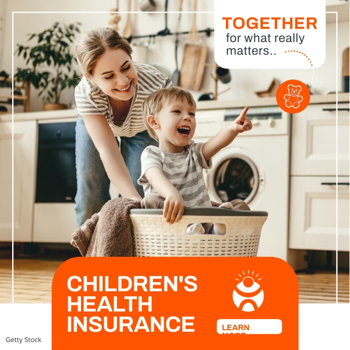 Copy of modern minimal children health insurance inst | PosterMyWall