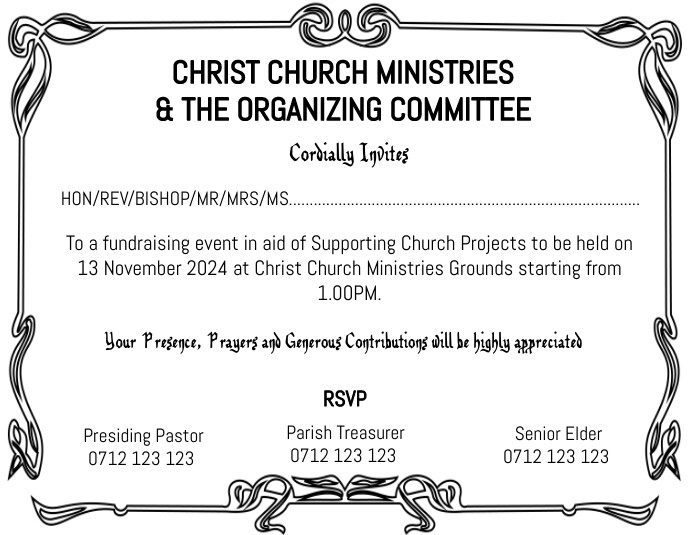 Fundraising Cards Templates - prntbl.concejomunicipaldechinu.gov.co