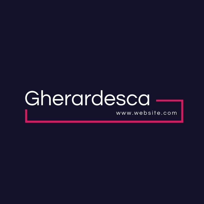 modern minimal dark purple and red colors log Logo template