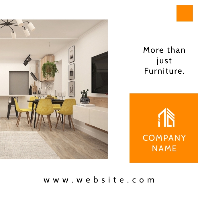 modern minimal furniture advertisement Template | PosterMyWall