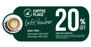 Wit Coffee Shop Gift Voucher Facebook Shared Image Template