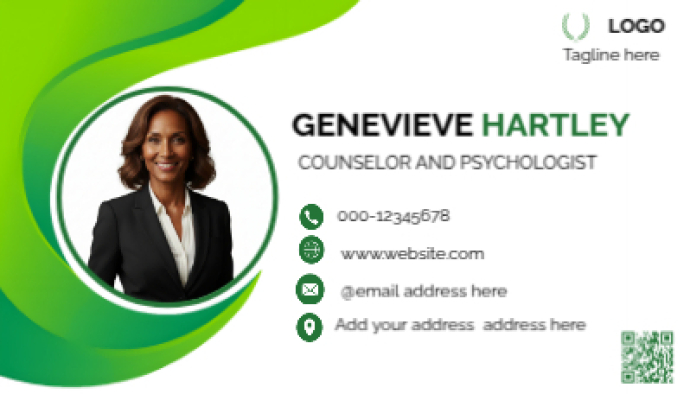 Modern minimalist Business Card Template Professional Editable printable Besigheidskaart