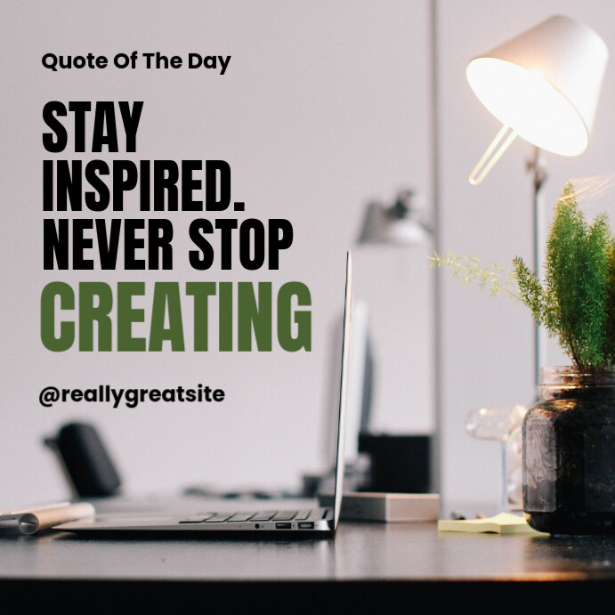 Modern Motivational Quote Instagram Post Template PosterMyWall