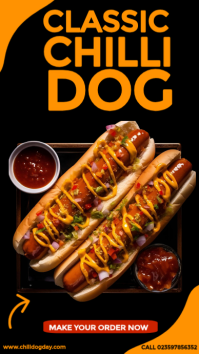 Modern National Chili Dog Day Indaba yaku-Instagram template