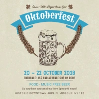 Modern Oktoberfest Musical Event Instagram Ad Template