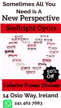 White Optical Sale Ecrã digital Template