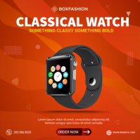 Modern Orange Ads Instagram Post template