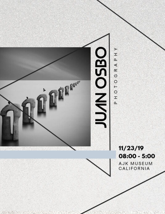 Modern Photography Exhibition Poster Template | PosterMyWall