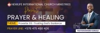 Modern Prayer And Healing Banner 2' × 6' template