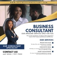 Modern Professional Business Consultant Insta Instagram-opslag template