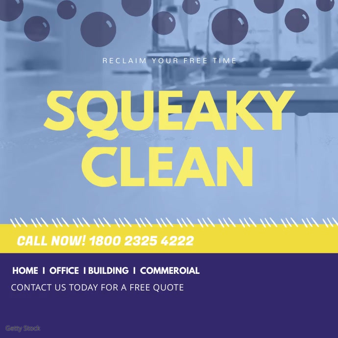 Clean Professional Add Modern Professional Cleaner Service Online Ad Template | PosterMyWall