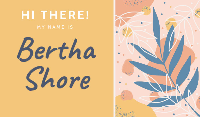 Image 9 for Professional Name Tag Template