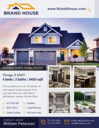 Modern Real Estate Flyer template