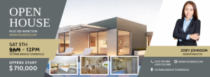 Modern Regal Real Estate Facebook Cover template