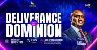 Blue Church Conference Facebook Shared Image Template