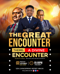 Black Church Encounter Event Instagram Portrait Template