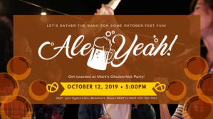 Orange Modern Restaurant Oktoberfest Promo Video Facebook-covervideo Template