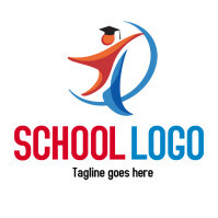 Modern School logo template