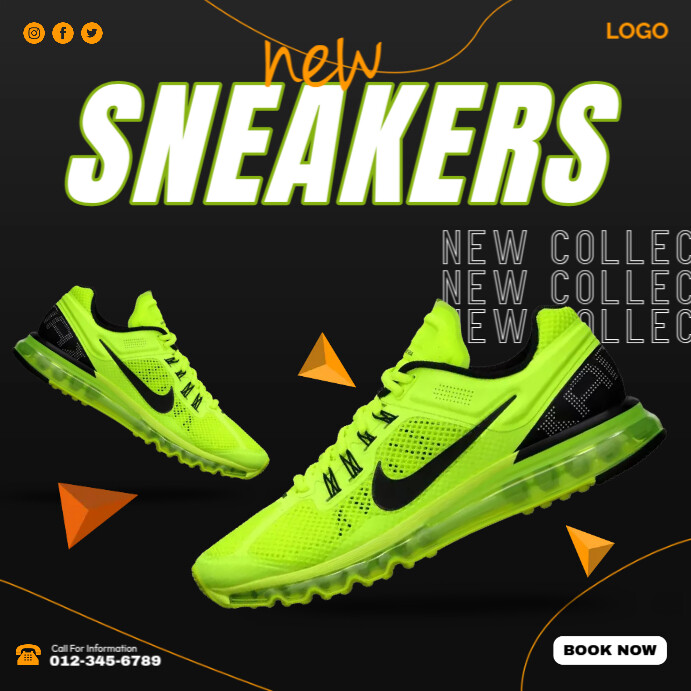 Modern Shoe Ads Instagram Post template