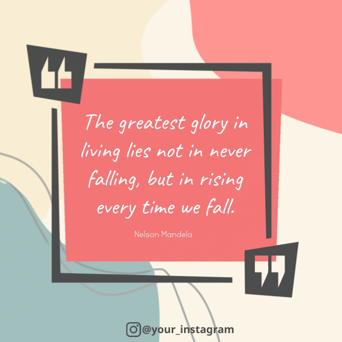 Modern simple quote template for instagram PosterMyWall