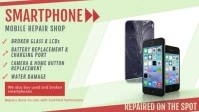 Modern Smart Phone and Electronics Repair Facebook Cover Vid Facebook-omslagvideo (16:9) template