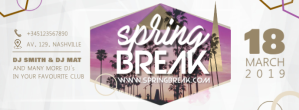 Modern Spring Party Poster/Banner Design Copertina Facebook template