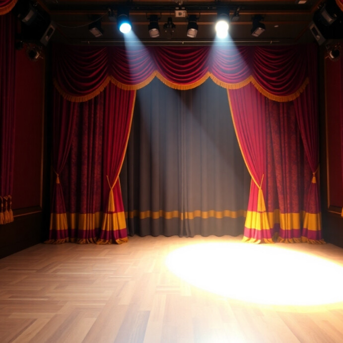 Modern stage design Instagram na Post template
