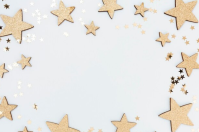 Modern Starry Background Poster template