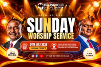 Red Sunday Worship Service Iphosta Template