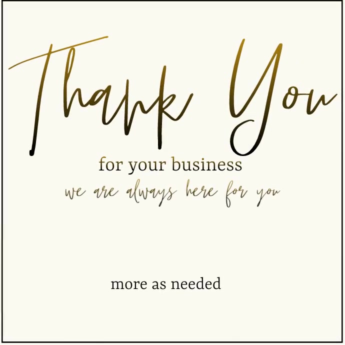 Thanks. Post Modern Thank You Post Template | PosterMyWall