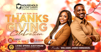 Church Thanksgiving Celebration Immagine condivisa di Facebook Template