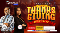 Modern thanksgiving Church Worship Design Umbukiso Wedijithali (16:9) template