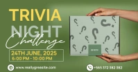 Modern Trivia Night Facebook Shared Image template