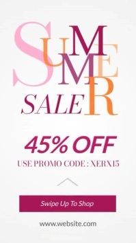 Modern Typography instagram story animation s template