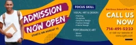 Modern University Admission Banner Template