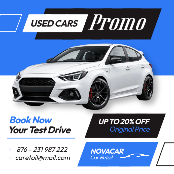 Plantilla de Modern used cars promo flyer - automotive sales instagram ...