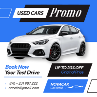 Modern Used Cars Promo Flyer - Automotive Sales Instagram Post template