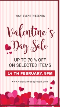 Modern Valentine's Retail Digital Display Advert Indaba yaku-Instagram template