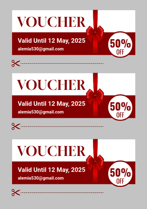Modern Voucher Dinner Coupon Template PosterMyWall Modern Voucher Dinner Coupon Template PosterMyWall