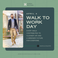 Cinzento Walk to Work Day Isikwele Template