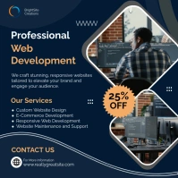 Modern Web Development Services Square (1:1) 方形(1:1) template