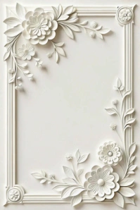 Modern Wedding Frame Cartaz template