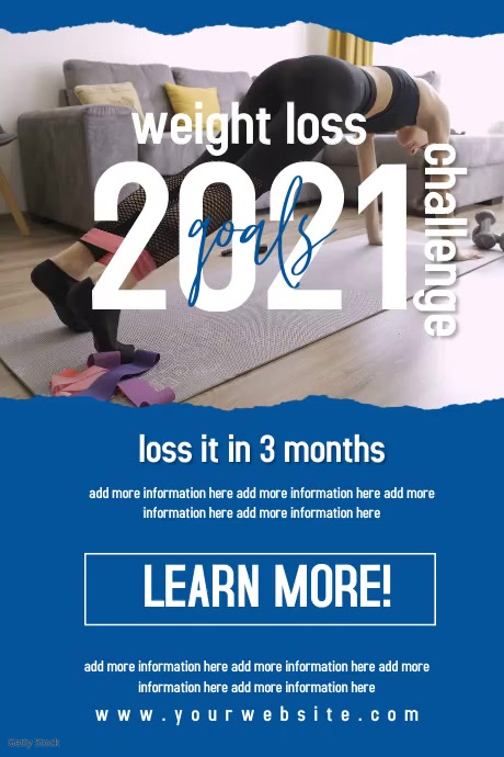 Image 11 for Weight Loss Challenge Flyer Template