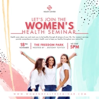 Modern Women's Health Advert Instagram Post template