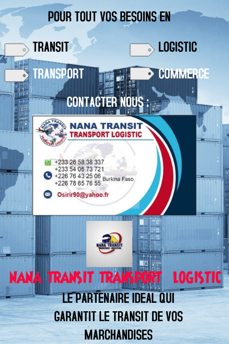 modèle d'affiche de transit et transport Poster template