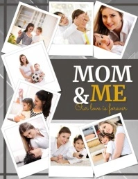 Mom & Me, Mother's Day Folder (US Letter) template